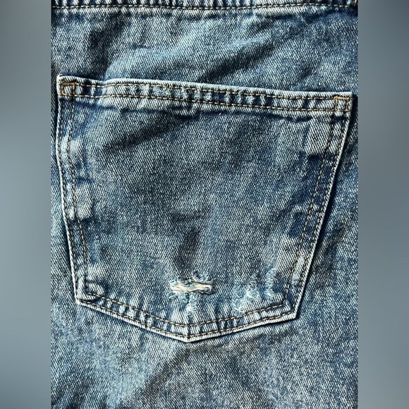 Wild Fable Denim Highest Rise Women's CutOff Button-Up Shorts Size 10 - Picture 12 of 16